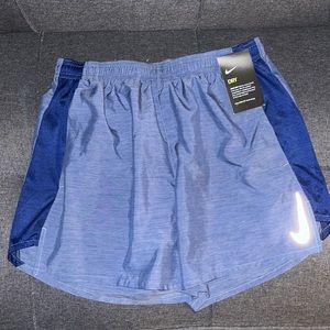 Nike Challenger 5” Lined Running Shorts Blue Size M